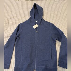 Peter Millar Crown Blue Zip-Up Jacket